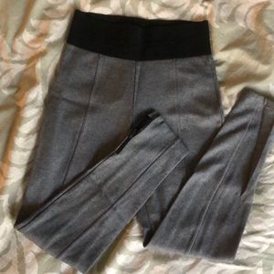 Zara Basic Gray Legging With Black Elastic Band